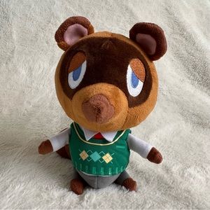 Nintendo Animal Crossing Tom Nook Raccoon 7” Plush Stuffed Animal Doll 2015 Toy